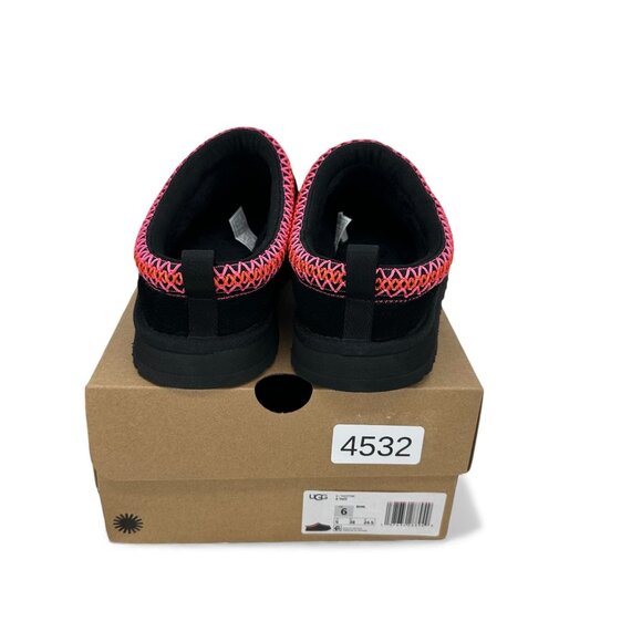 UGG Tazz Slip-On Shearling Clog Black Pink Youth 6 Fits Women’s 7.5–8 EU 38 - Picture 11 of 13